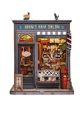 Cutebee, 3D DIY huisje, John's Hair Salon, CWGC215, 15,5x16x19cm