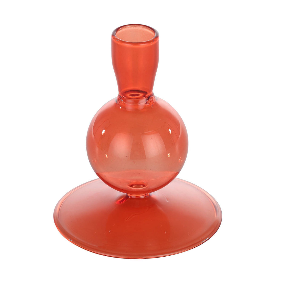 Candlestick Molume Rood 8,5x11cm