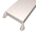 Linen Look Embossing Tafelzeil Beige 140cmx2,4mtr