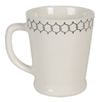 Mok 300 ml Beige Zwart Keramiek Varken Theemok