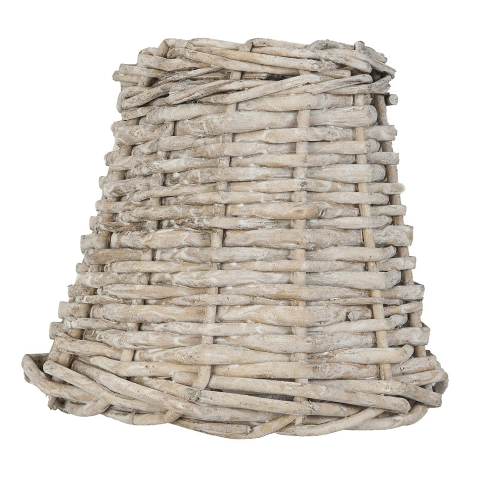 Lampenkap Ø 14x12 cm Bruin Rotan Rieten Lampenkap