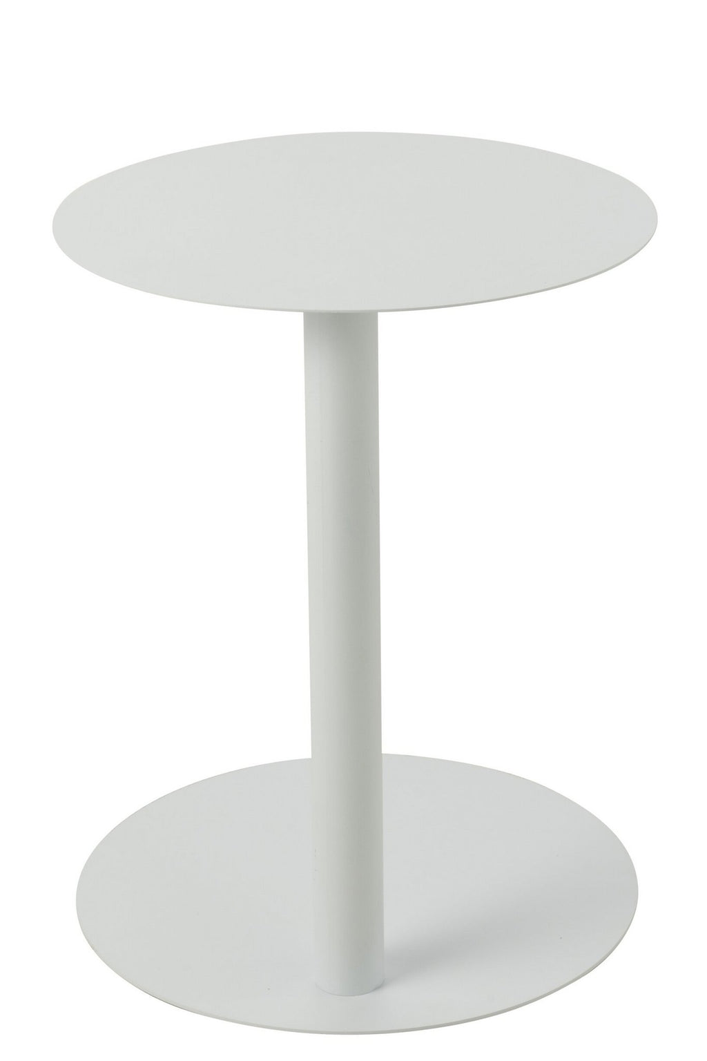 J-Line bijzettafel Rond - metaal - wit