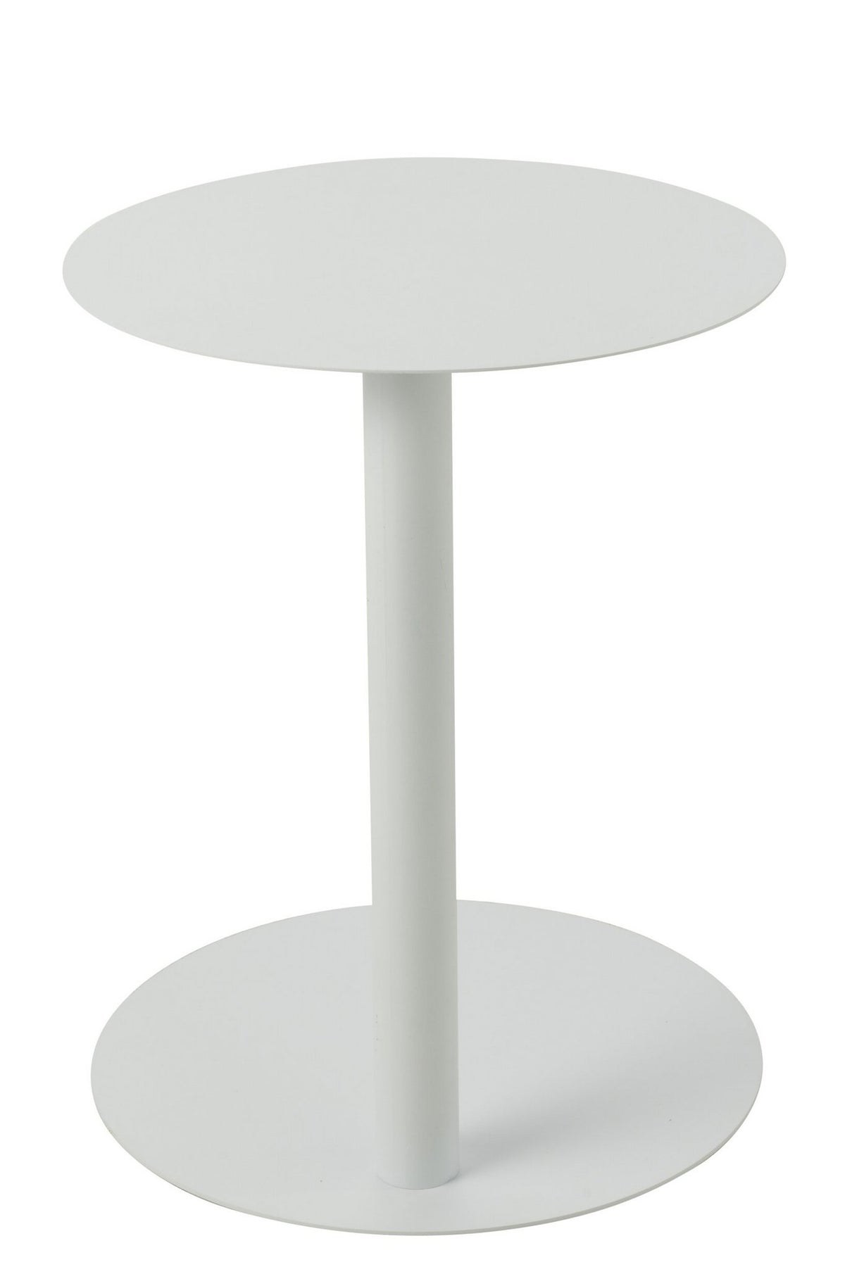 J-Line bijzettafel Rond - metaal - wit