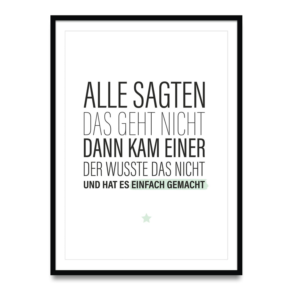 Iedereen zei dat dat niet werkt - poster 5 set