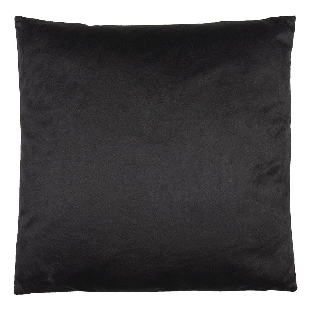 Sierkussen 45x45 cm Zwart Roze Synthetisch Bloesemtakken Kussenhoes met Kussenvulling