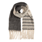 Wintersjaal Dames 50x180 cm Grijs Textiel