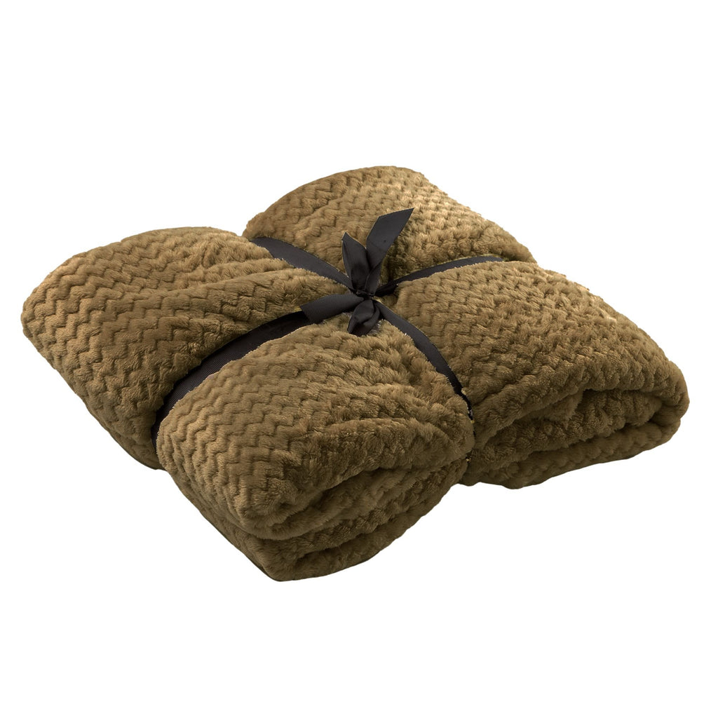 Dutch Decor Mara - Plaid 150x200 cm - Militair Olijf - Groen