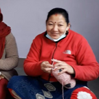 Luna-Leena varken roze - biologisch katoen - hand gehaakt in Nepal