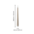 LED Kaars Kavieng Zand 28x2cm