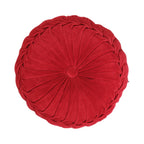 Kanan Velvet kussen rood dia40x10cm