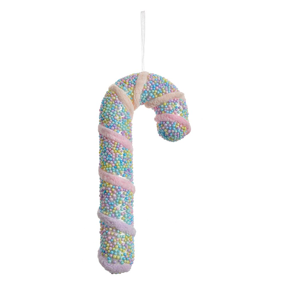 Kersthanger Zuurstok 20 cm Roze Kunststof