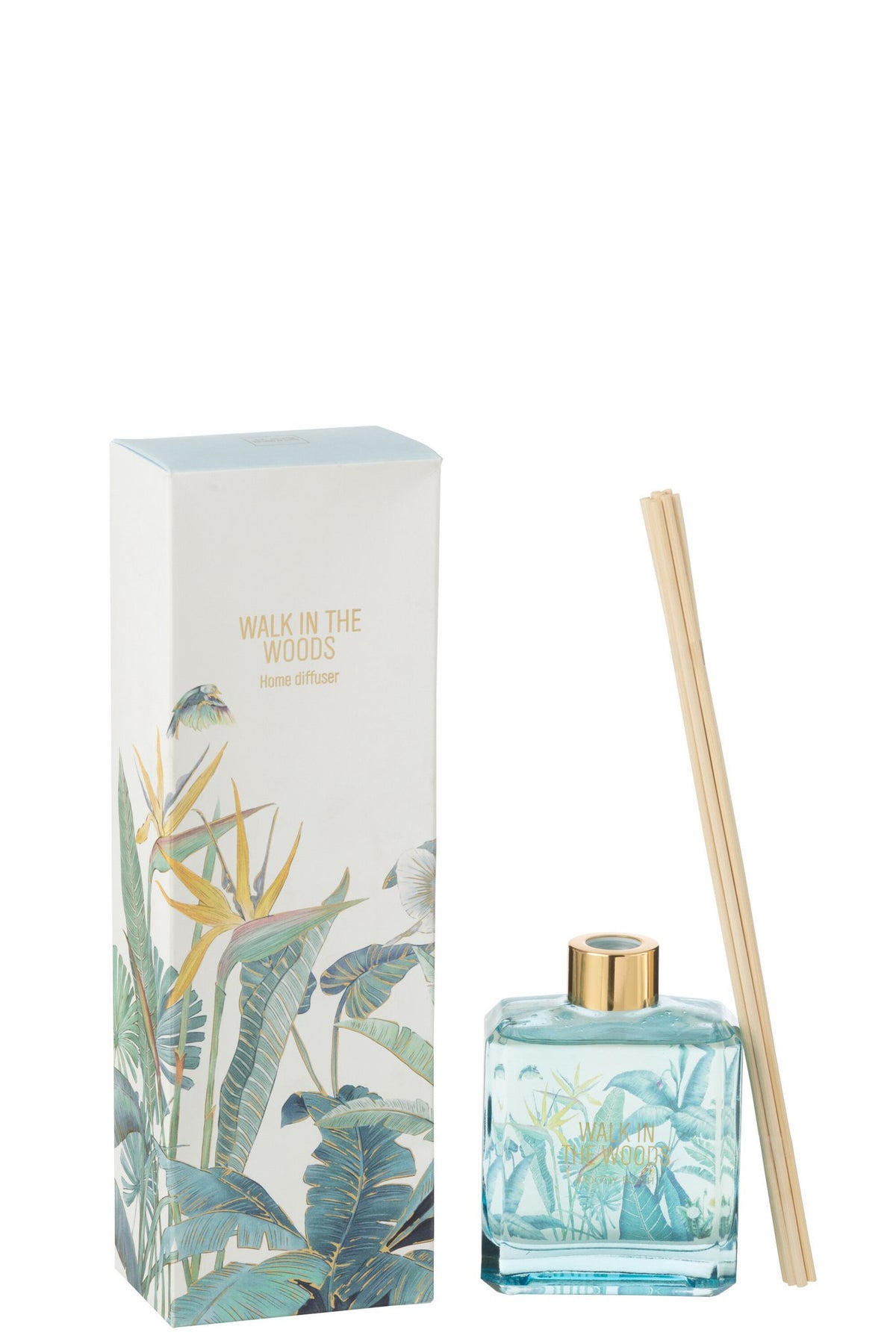 J-Line geurstokjes Walk In The Woods - Woody Blush - blauw - 180ml