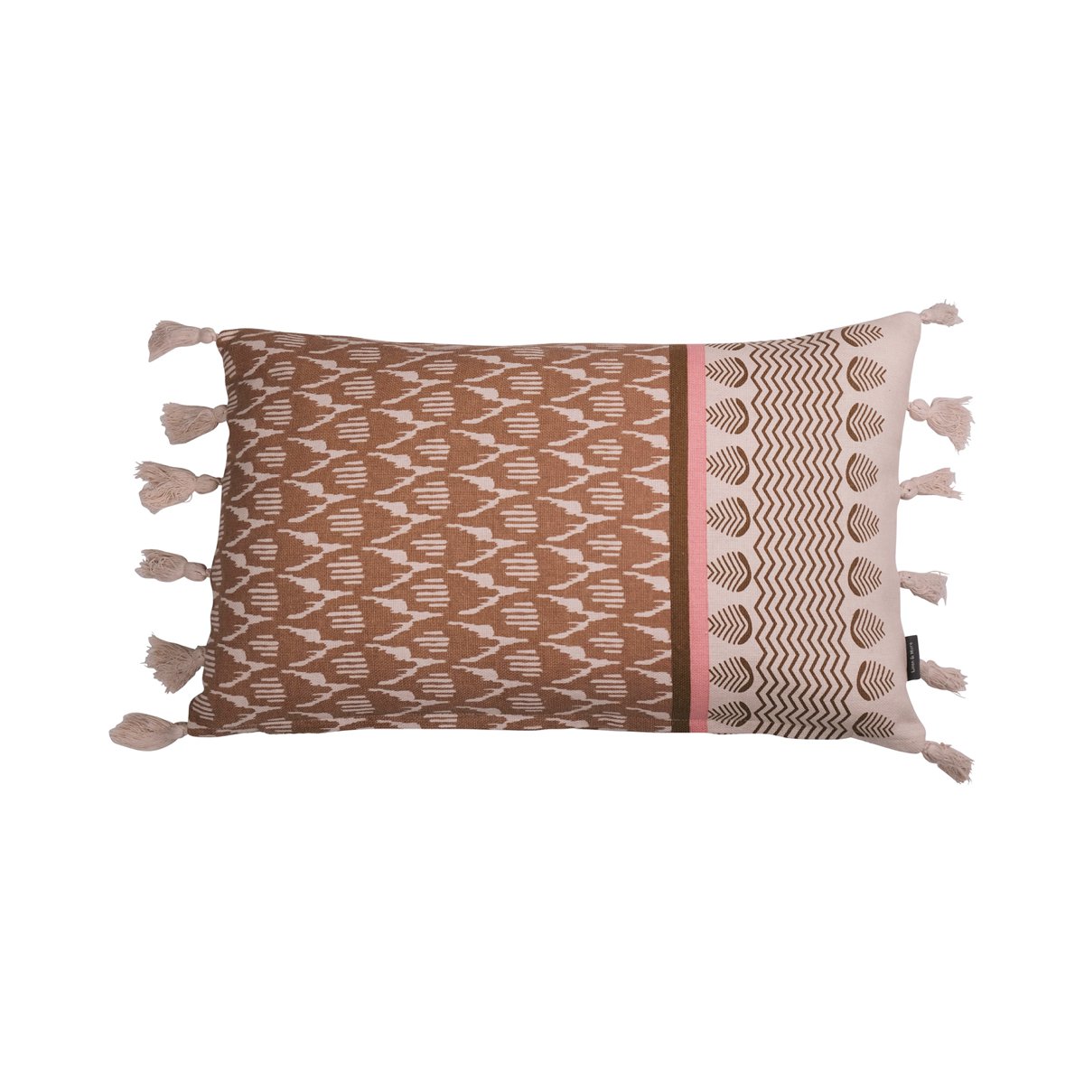 Bali kussen gebroken wit 30x50cm