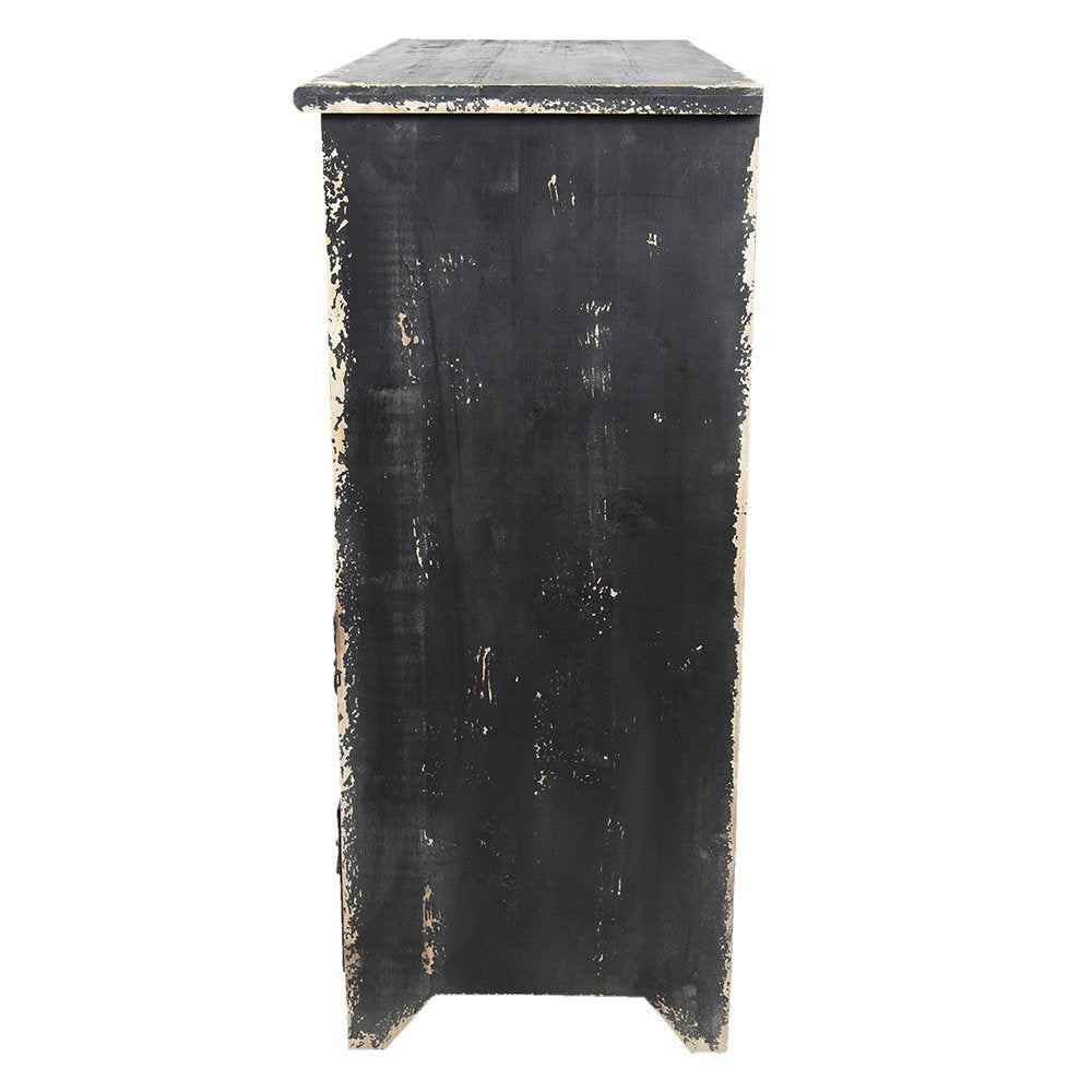 Ladekast 96x40x94 cm Zwart Hout Kast