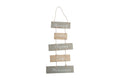 Houten hanger Kuschelpulli,Liebe 24x61cm grijs/naturel