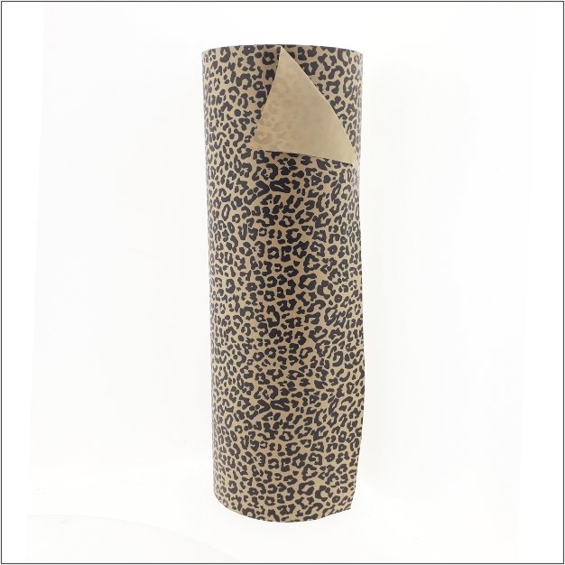 Cadeaupapier - Kraft Panter - 50cm x 150 meter