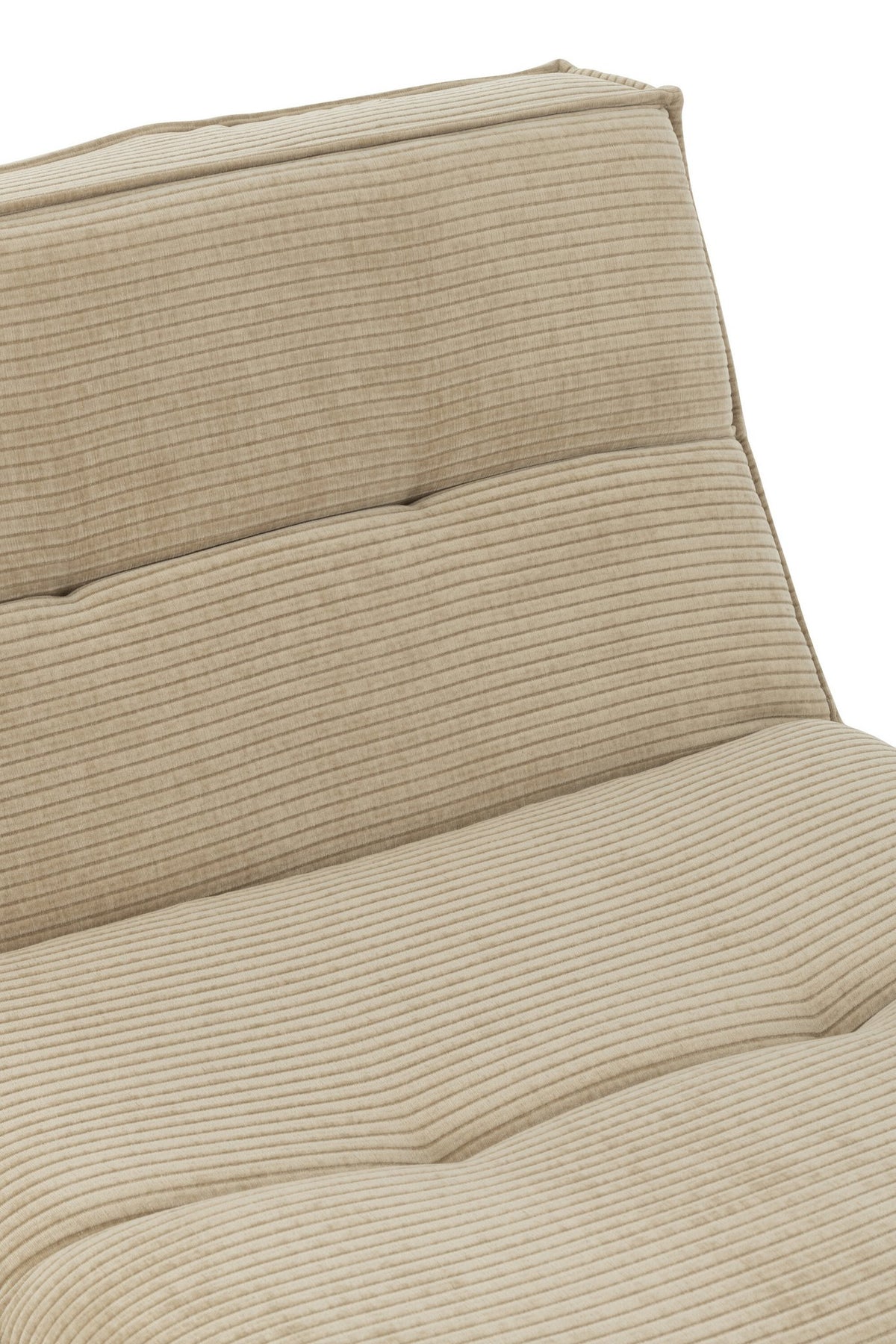 J-Line Sofa Grid Populierenhout/Schuim Donker Beige