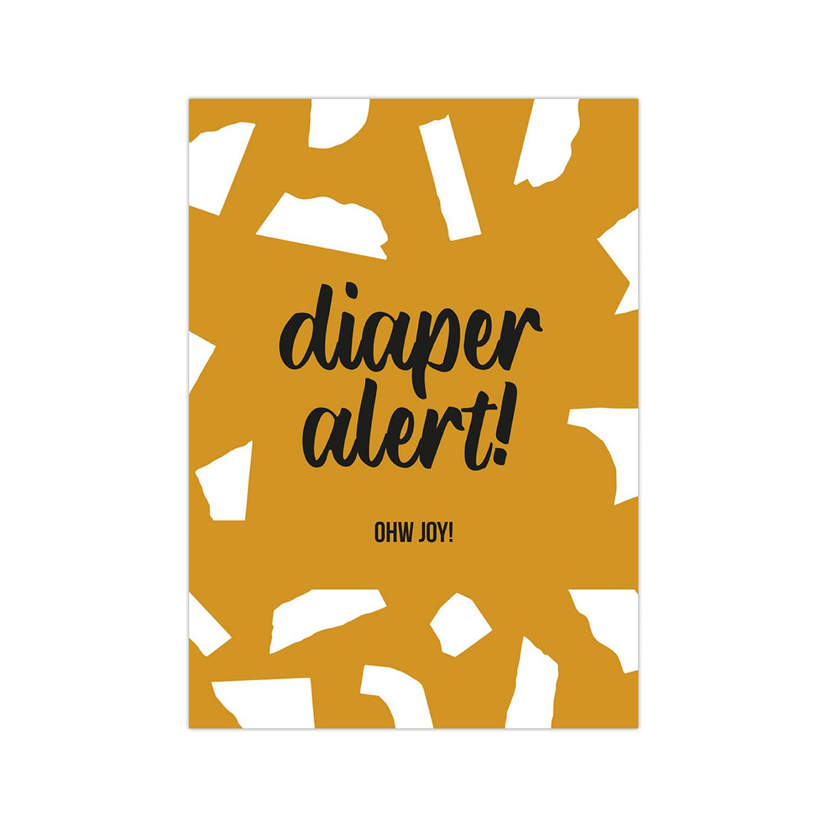 Kaart Diaper Alert, per 10 stuks