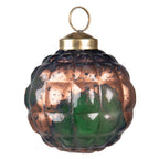 Kerstbal Ø 7 cm Groen Glas Kerstdecoratie