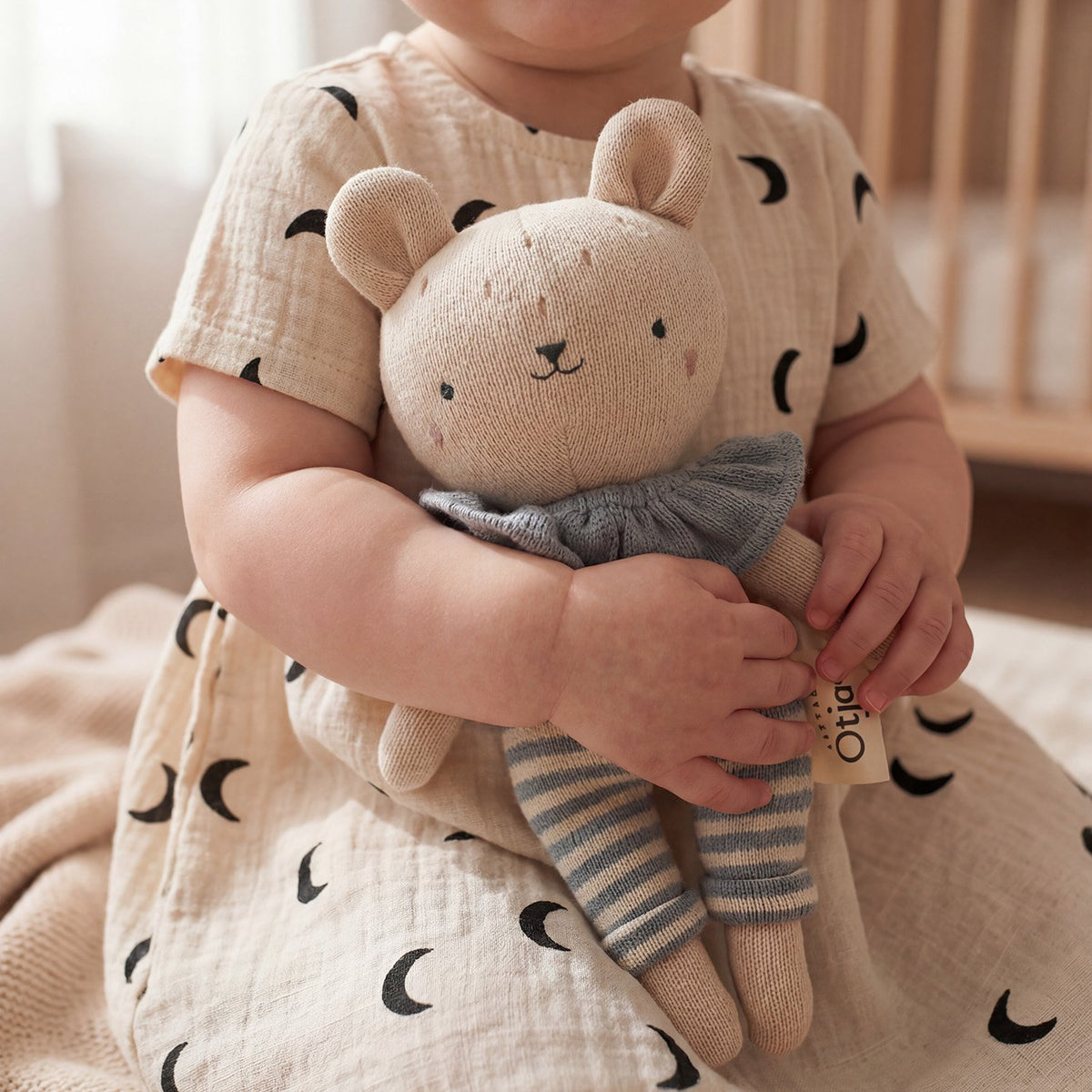 Gebreid speelgoed, babycadeau, beer Lorem