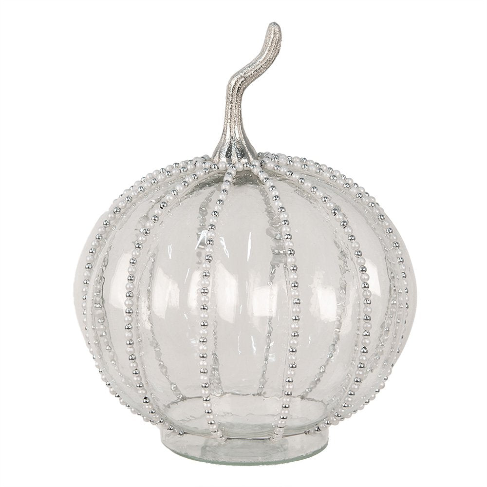 Decoratie Pompoen Ø 15x19 cm Transparant Glas