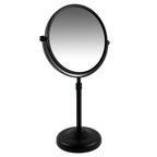 Make-up spiegel zwart verstelbaar Ø20cm/5x vergroting
