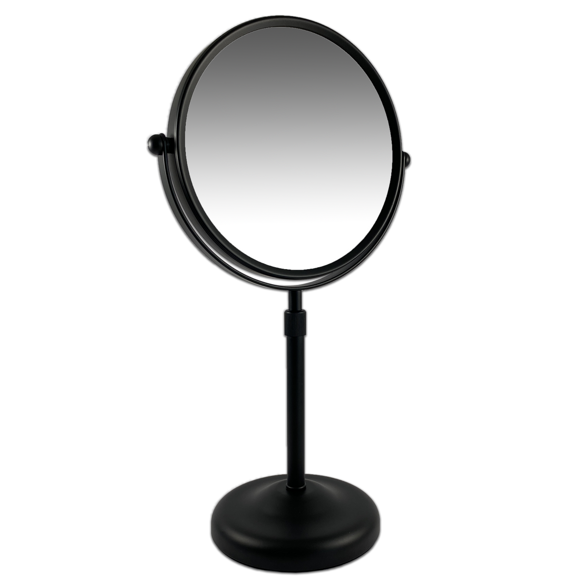 Make-up spiegel zwart verstelbaar Ø20cm/5x vergroting