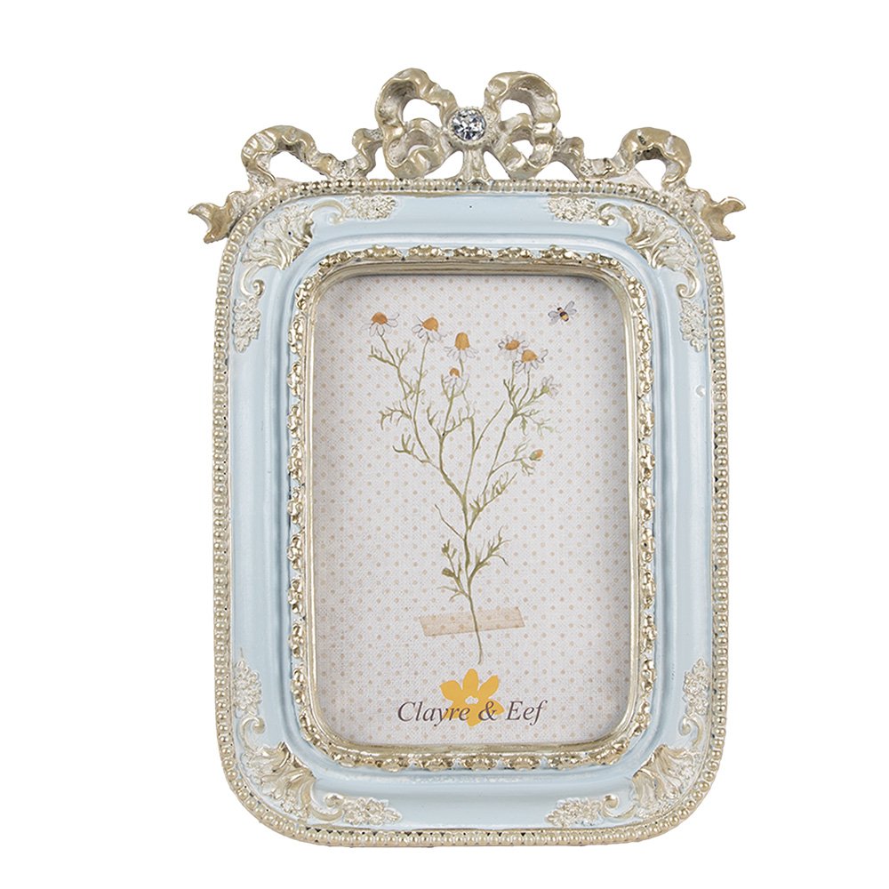 Fotolijst 10x15 cm Blauw Polyresin Fotokader