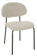 J-Line Eetstoel Textiel/Metaal Beige