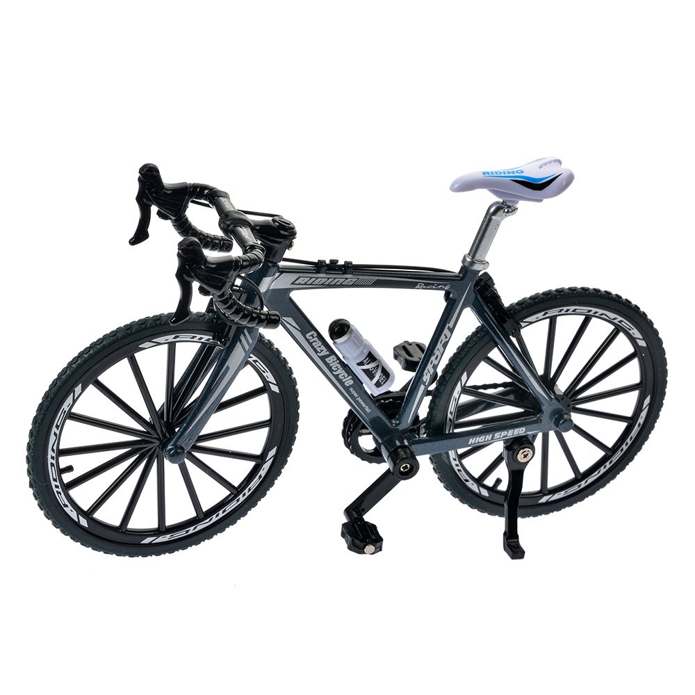 Decoratie Fiets 20x5x12 cm Grijs Metaal