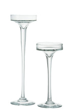 J-Line kaarshouder - glas - oranje/roze - S