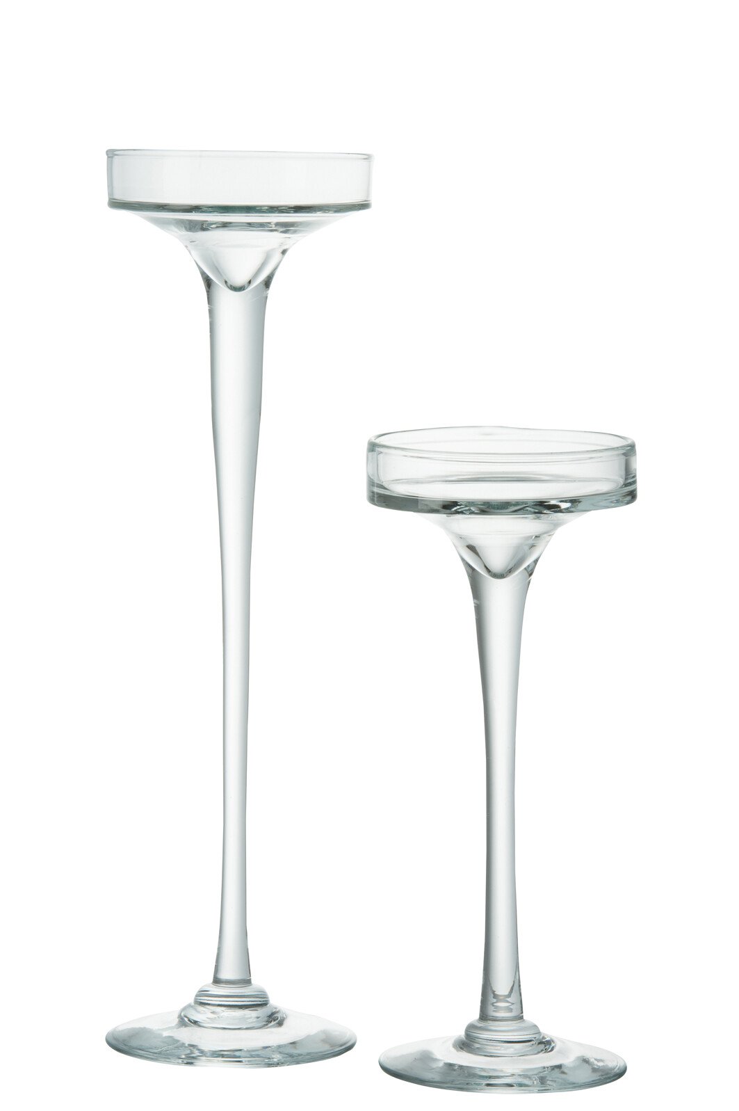 J-Line kaarshouder - glas - oranje/roze - S