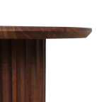 Bullnose bijzettafel bruin 55 cm