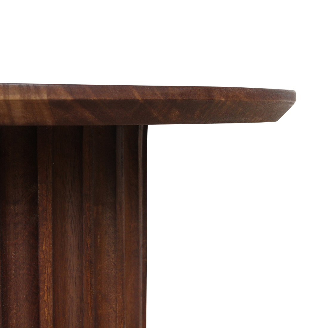 Bullnose bijzettafel bruin 55 cm
