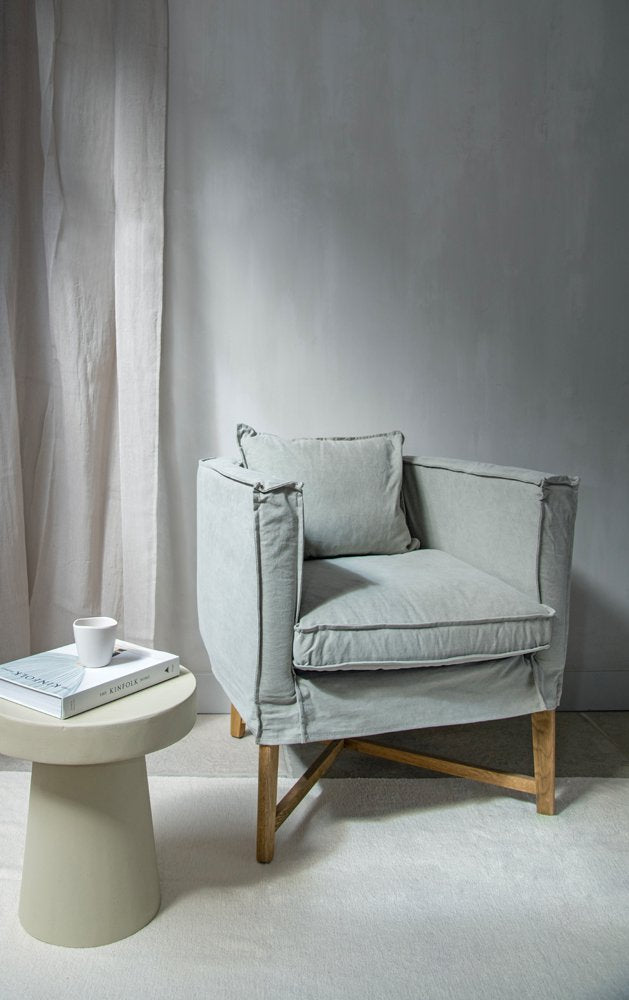 Leeff by Netty - Woody Arm Chair light grey