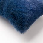Dutch Decor Zaya - Kussen 30x50 cm - Imitatiebont look - Insignia Blauw - Blauw