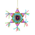 Ornament ster pinata meerkleurig