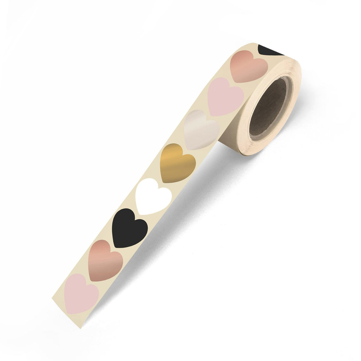 Spring/Summer '24 Hearts cadeaustickers op rol - 500 stuks