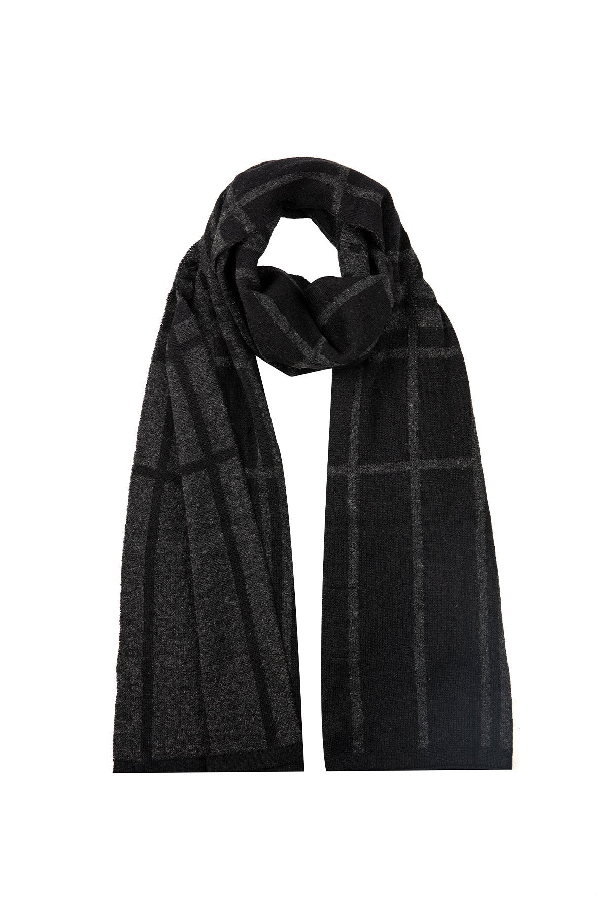 Galatia sjaal zwart-grey