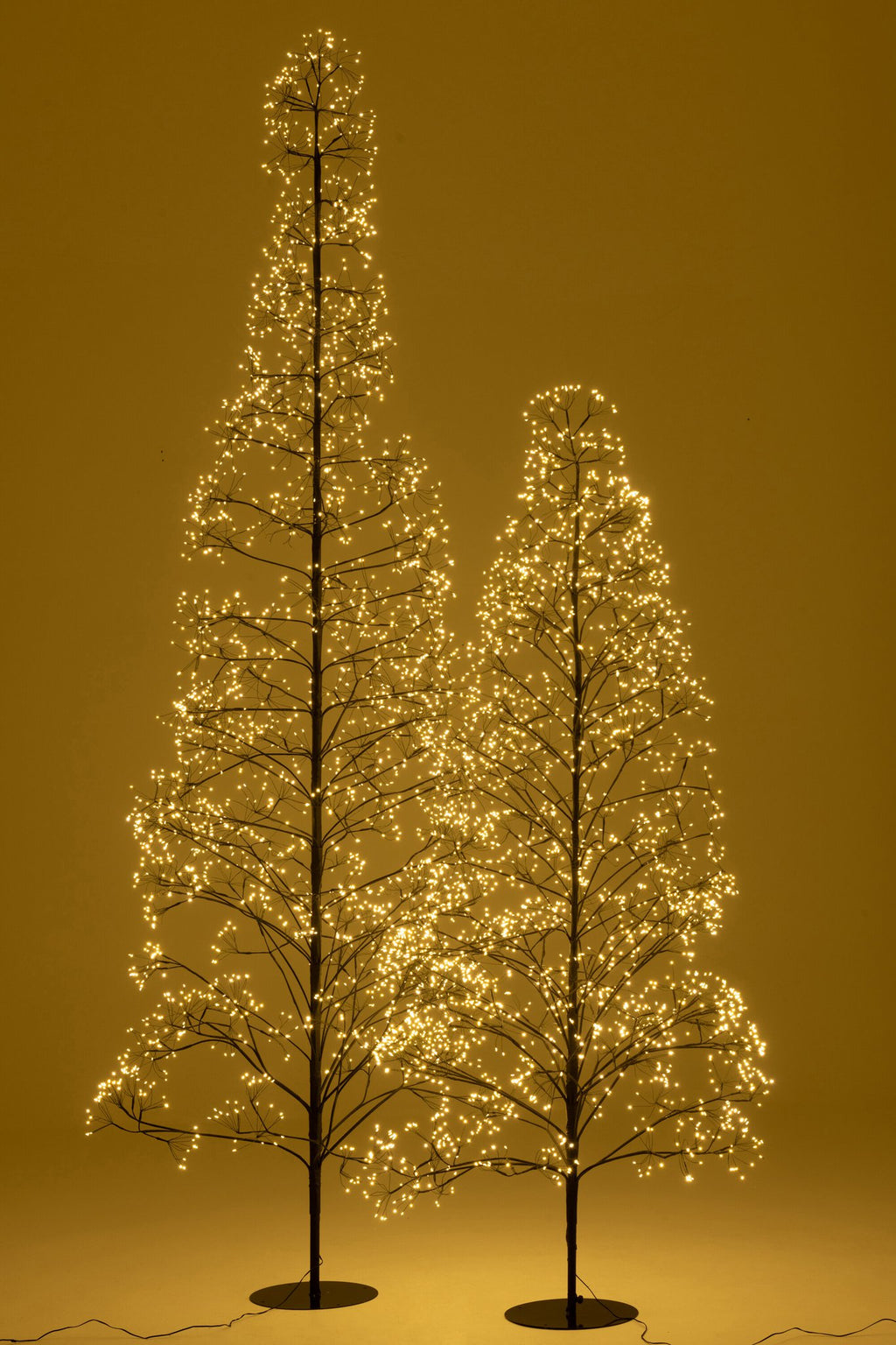J-Line decoratie Boom 3000 Led - metaal - zwart - L