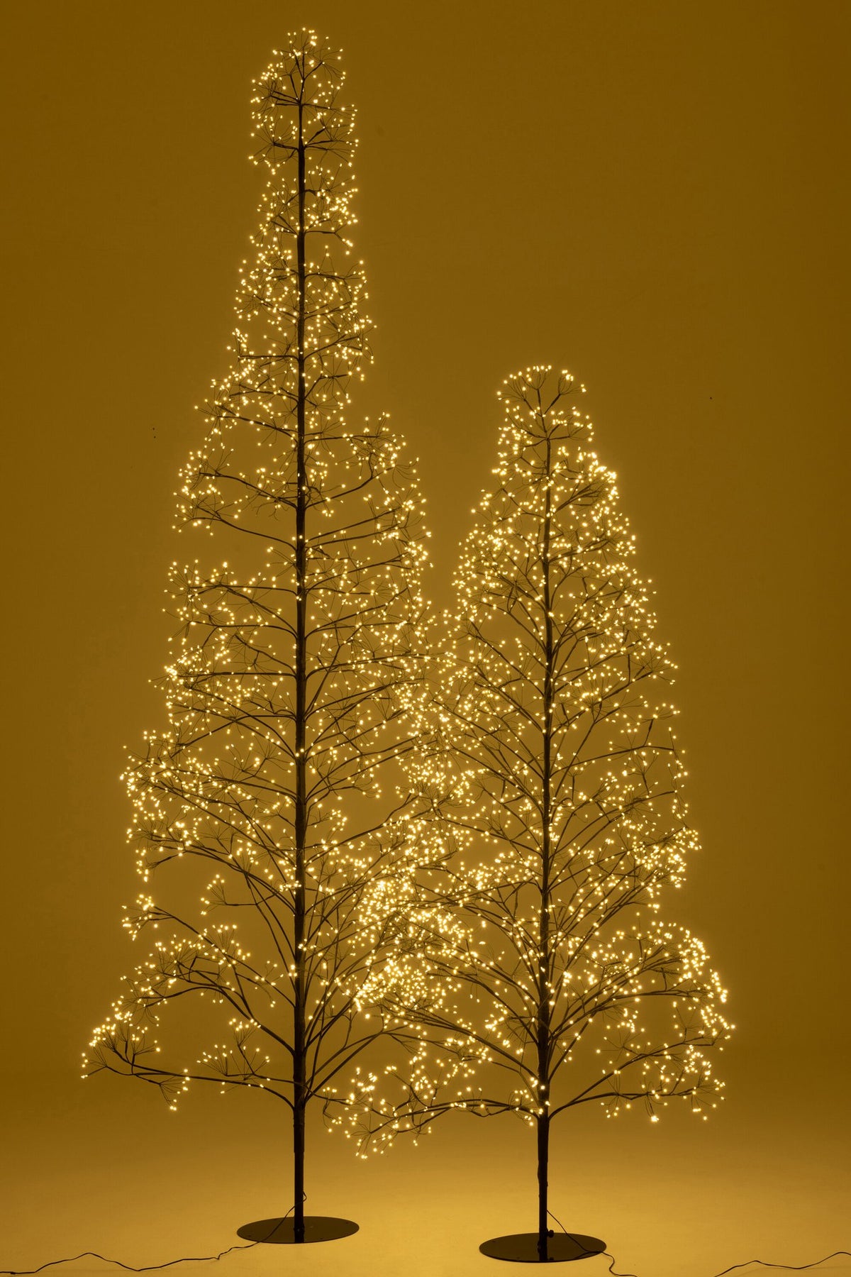 J-Line decoratie Boom 3000 Led - metaal - zwart - L