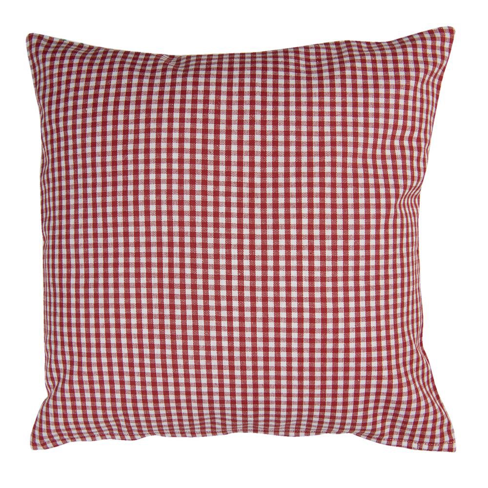 Kussenhoes 40x40 cm Wit Rood Katoen Aardbeien Sierkussenhoes