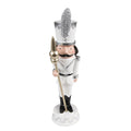 Beeld Notenkraker 25 cm Wit Kunststof Kerstdecoratie
