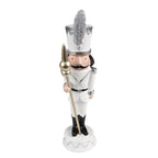 Beeld Notenkraker 25 cm Wit Kunststof Kerstdecoratie