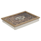Schootkussen eieren in nest 43cm