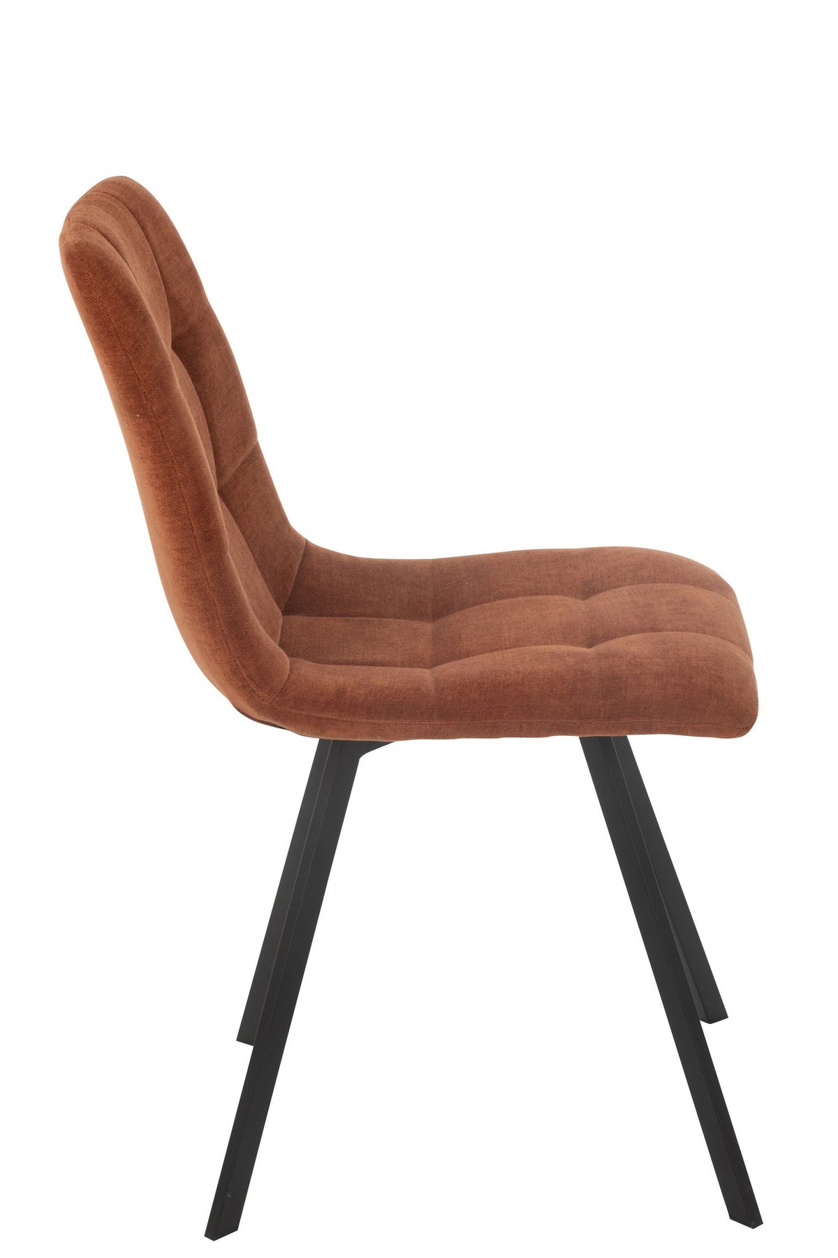 J-Line Eetstoel Clark Metaal/Polyester Roest