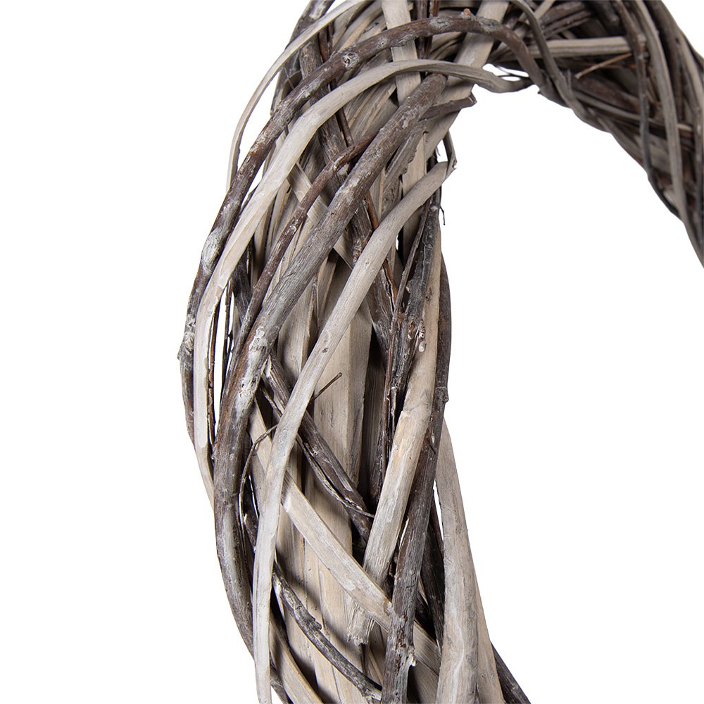 Krans Ø 30x6 cm Bruin Rotan