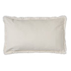 Dutch Decor Zaya - Kussen 30x50 cm - Imitatiebont look - Sneeuwwitje - Wit
