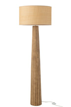 J-Line Vloerlamp Paraplu Ailanthus Hout Naturel