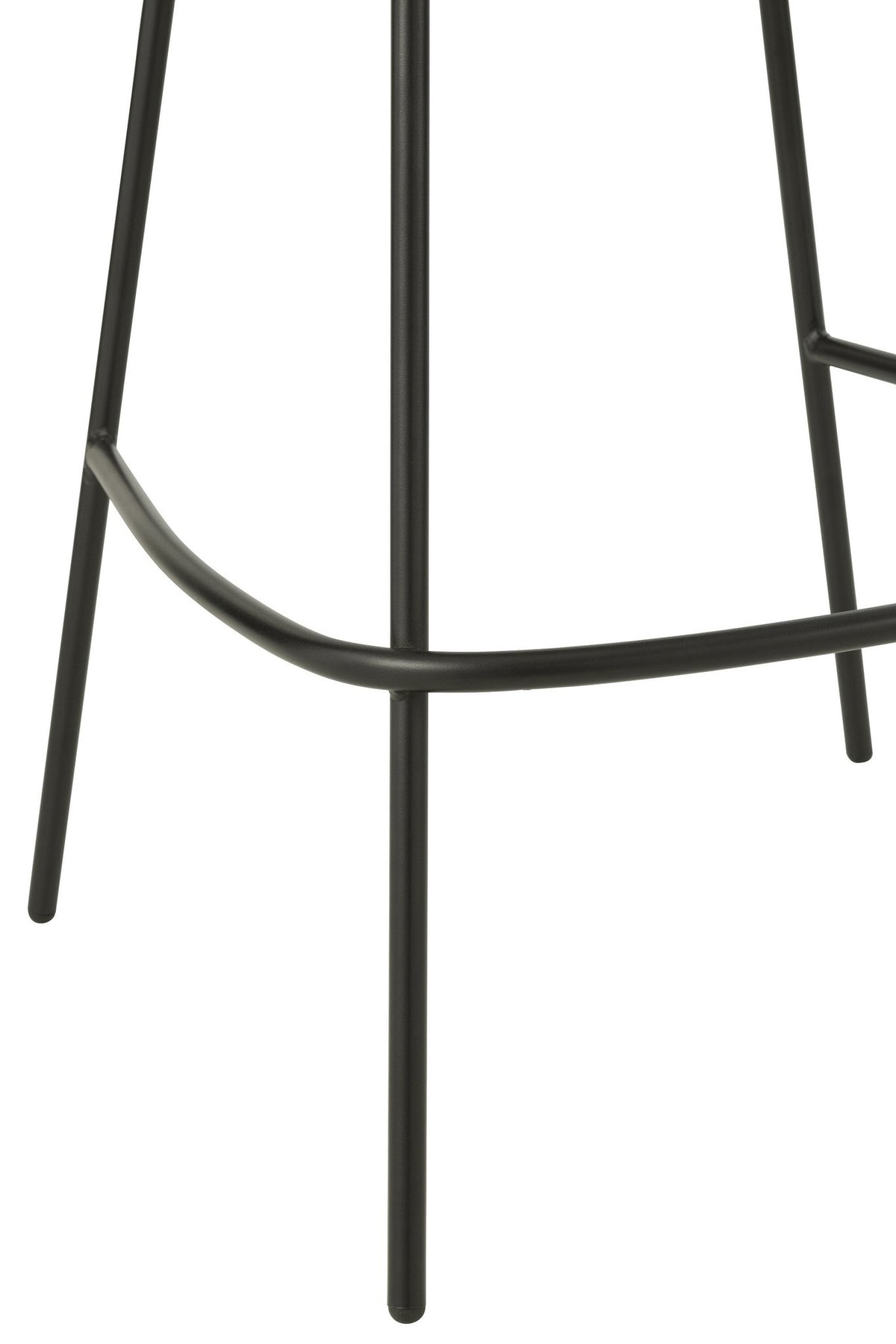 J-Line barkruk - ijzer - grijs/zwart